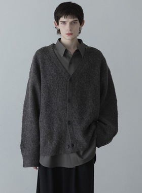 remer wool mix shaggy cardigan 羊毛混纺针织开衫 RR00000054