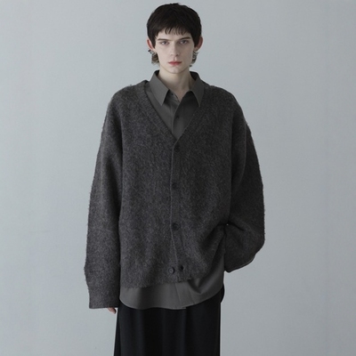 remer wool mix shaggy cardigan 羊毛混纺针织开衫 RR00000054
