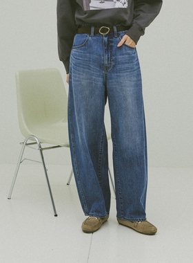 东京胖黄瓜日本代购 GLOBAL WORK 女款 直筒牛仔裤 600980