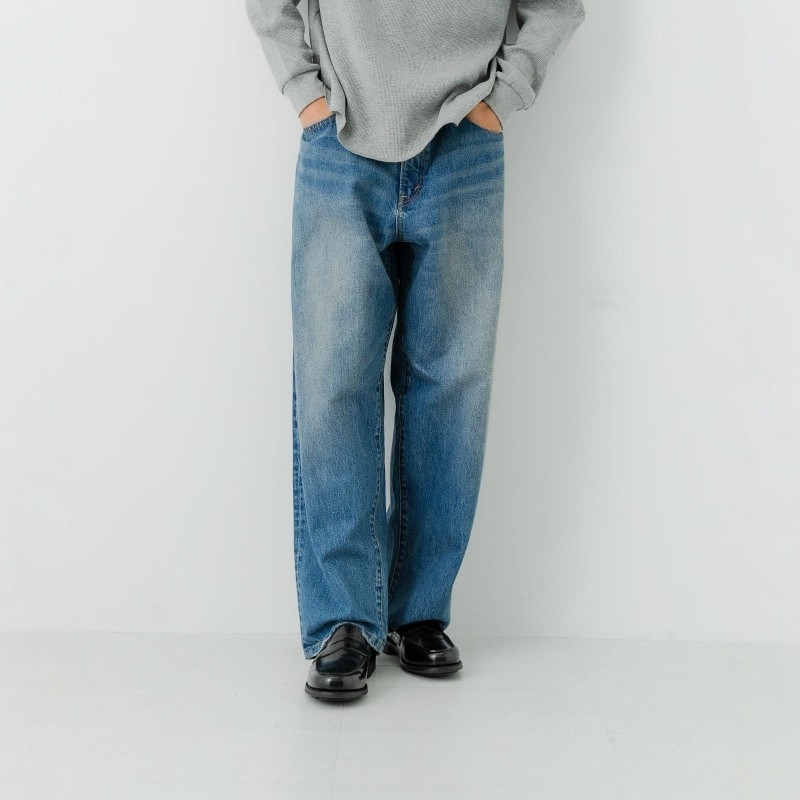 【VIP限时6折】URBAN RESEARCH 13.5oz宽松牛仔裤 URA6-14B002