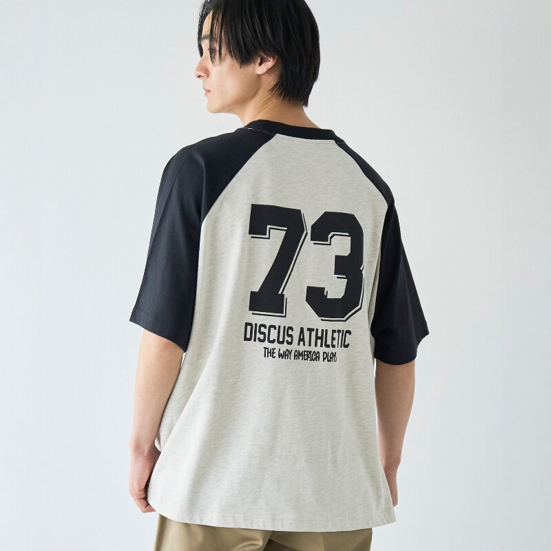 日本代购 DISCUS / coen DISCUS 男女款 印花短袖T恤 0025