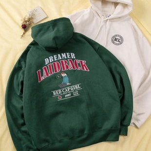 刺绣连帽卫衣 东京胖黄瓜日本代购 Girl Cap 98271126 Red