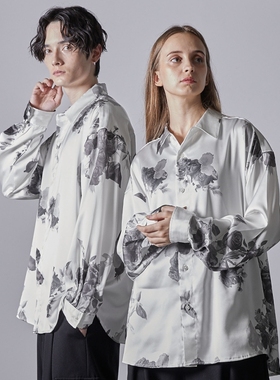 东京胖黄瓜日本代购 CLEL 男女款 提花长袖衬衫 CLEsh1364