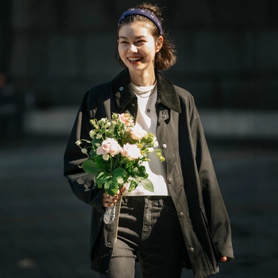 BARBOUR x FREAK'S STORE  BEDALE OS 宽松无蜡夹克 0257