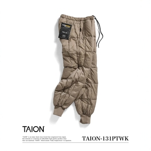 日本代购 TAION CORDURA 男女款 羽绒收脚休闲裤 131PTWK