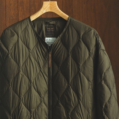【VIP限时7折】TAION 800PF 防水软壳绗缝内胆羽绒服 男款 0512