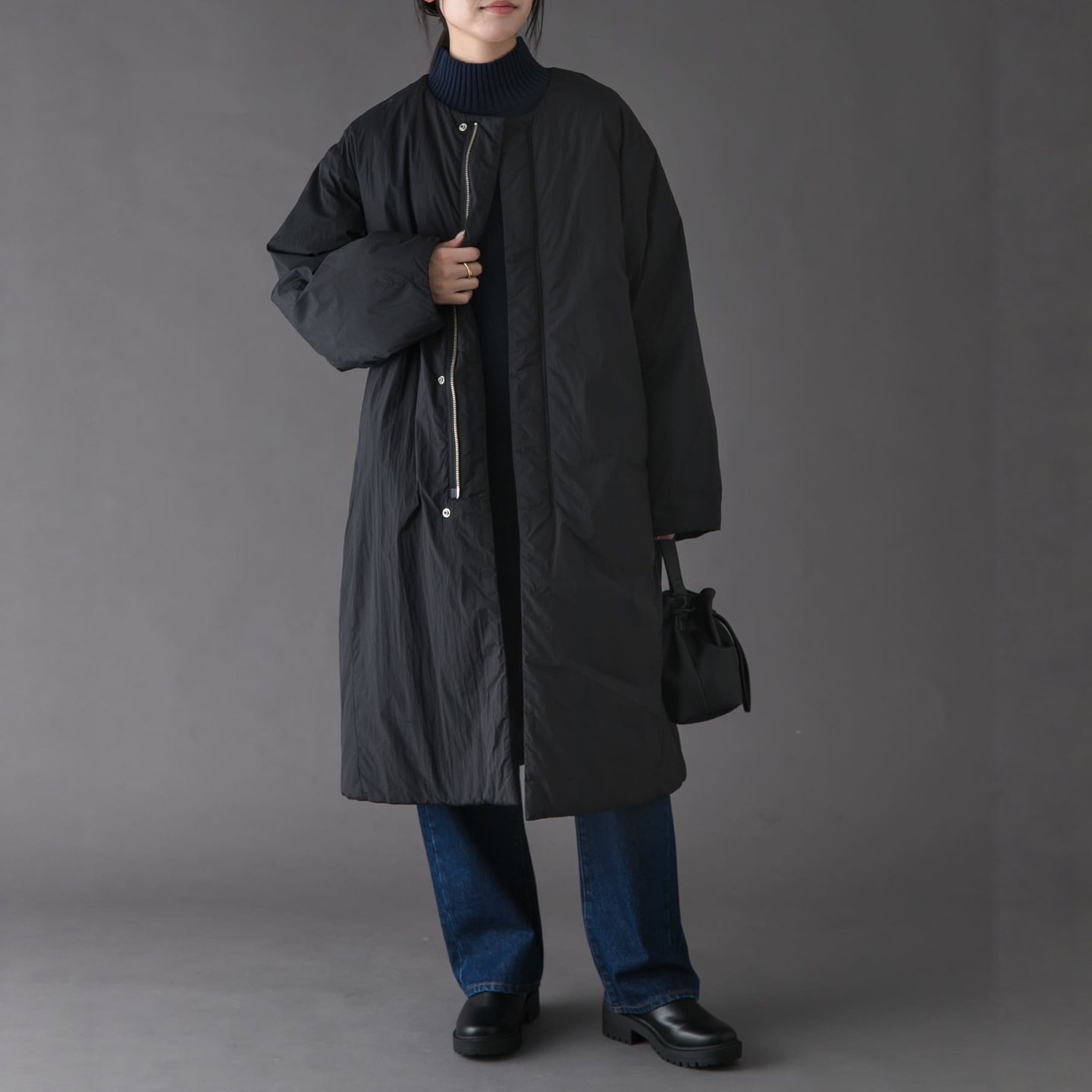 【VIP限时6折】东京胖黄瓜 FORK&SPOON 无领棉服 DFA7-27V045