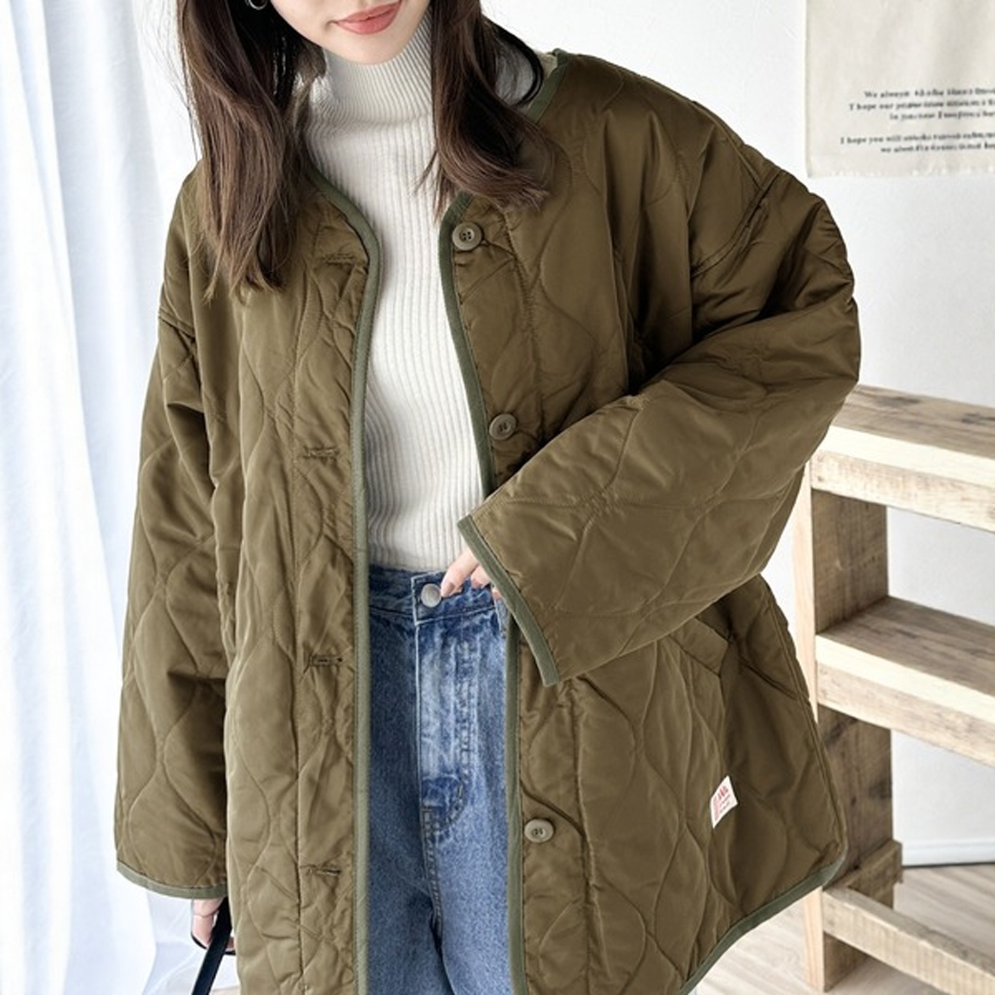 东京胖黄瓜日本代购 Java 无领衍缝外套 clf014