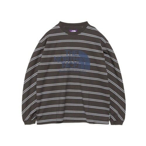 26春夏 TNF 紫标 Field 有机棉条纹长袖T恤 男女款 N26ST027