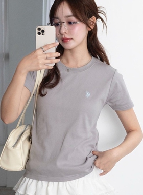 日本代购 U.S. POLO ASSN. 女款 短袖T恤 MC26SM03-L0002