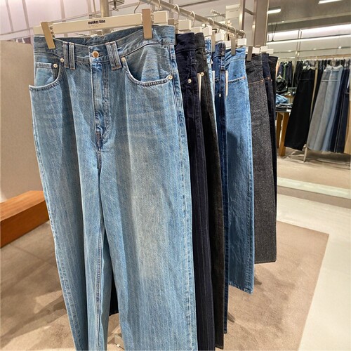 【26SS VIP限时6折】MONKEY TIME 13oz 复古处理宽松牛仔裤 2002