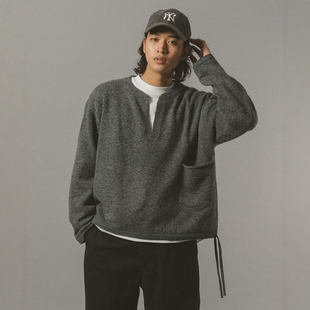 日本代购 REmastered 船夫领套头针织衫 607536