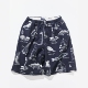 26春夏 0034 男款 NAUTICA 海洋印花斜纹双褶休闲短裤