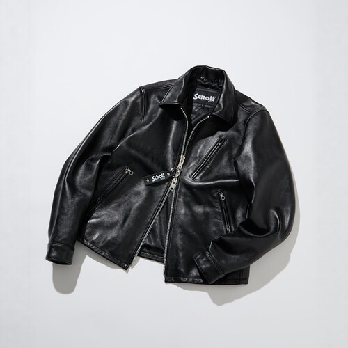 26秋冬 Schott x FREAK'S STORE 纯羊皮拉链皮衣 男款 0137