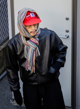 nanamica Exclusive Leather Varsity 纯牛皮棒球服夹克 O25FM001