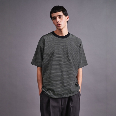 【8折】VATANLOOP x MONKEY TIME 纯棉刺绣条纹T恤 1703