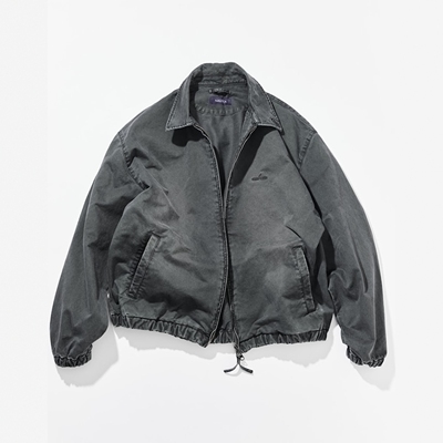 26春夏 NAUTICA 做旧刺绣复古斜纹拉链夹克 男款 0179