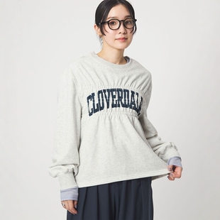 green 褶皱卫衣 label 女款 0038 relaxing 东京胖黄瓜日本代购