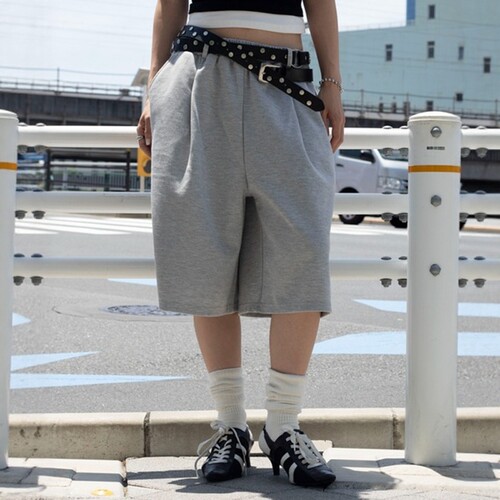 东京胖黄瓜日本代购 WEGO 女款 束腰宽松休闲短裤 WE26SM07-L0002