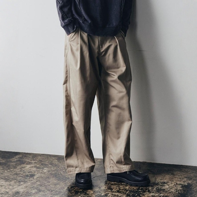 东京胖黄瓜日本代购 tk.TAKEO KIKUCHI 宽松阔腿休闲裤 170-74123