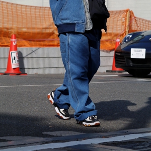 26SS TNF 紫标 Indigo Field 靛蓝腰带牛仔裤 男款 N26SC003