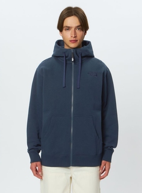 26春夏 THE NORTH FACE 立体刺绣抓绒拉链帽衫 男女款 NT12442