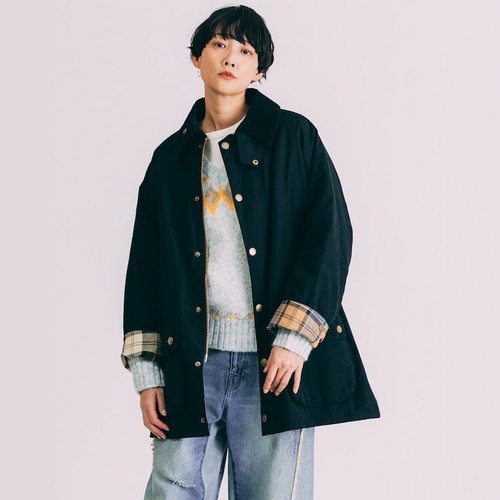 【VIP限时8折】BARBOUR x Freada / OS Beaufort 格纹夹克 女0003