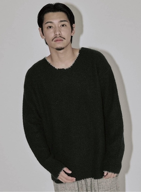 日本代购 J.S.Homestead 线纹套头针织衫 1850