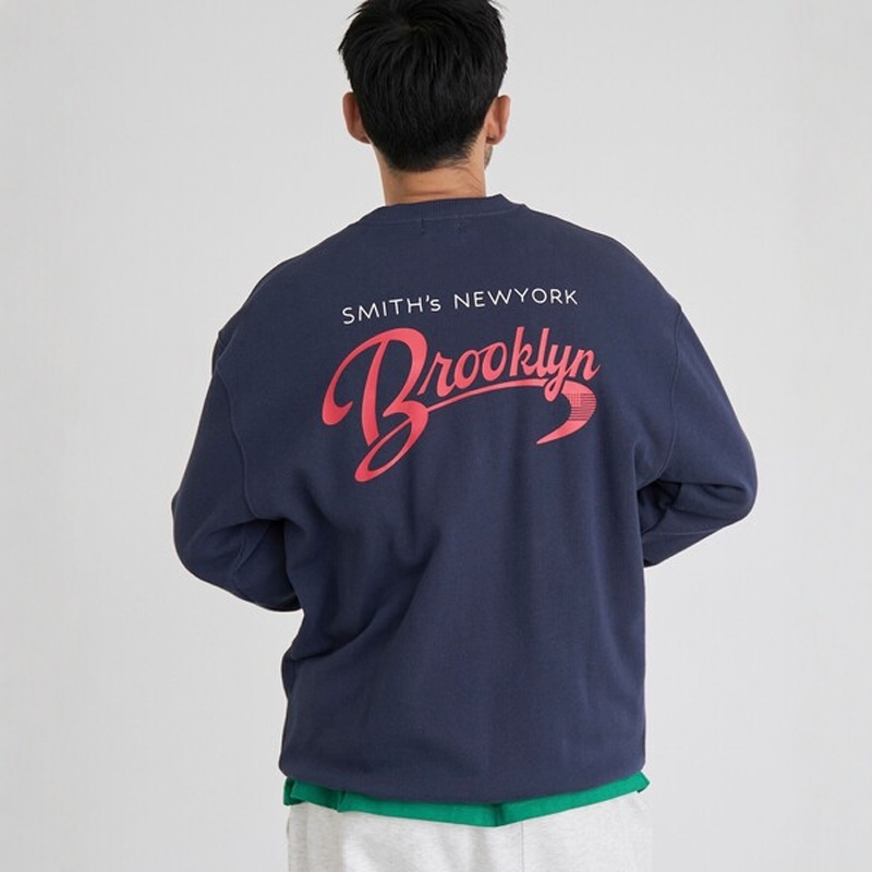 【VIP限时7折】日本代购 SMITH’S / coen 印花套头卫衣 0006