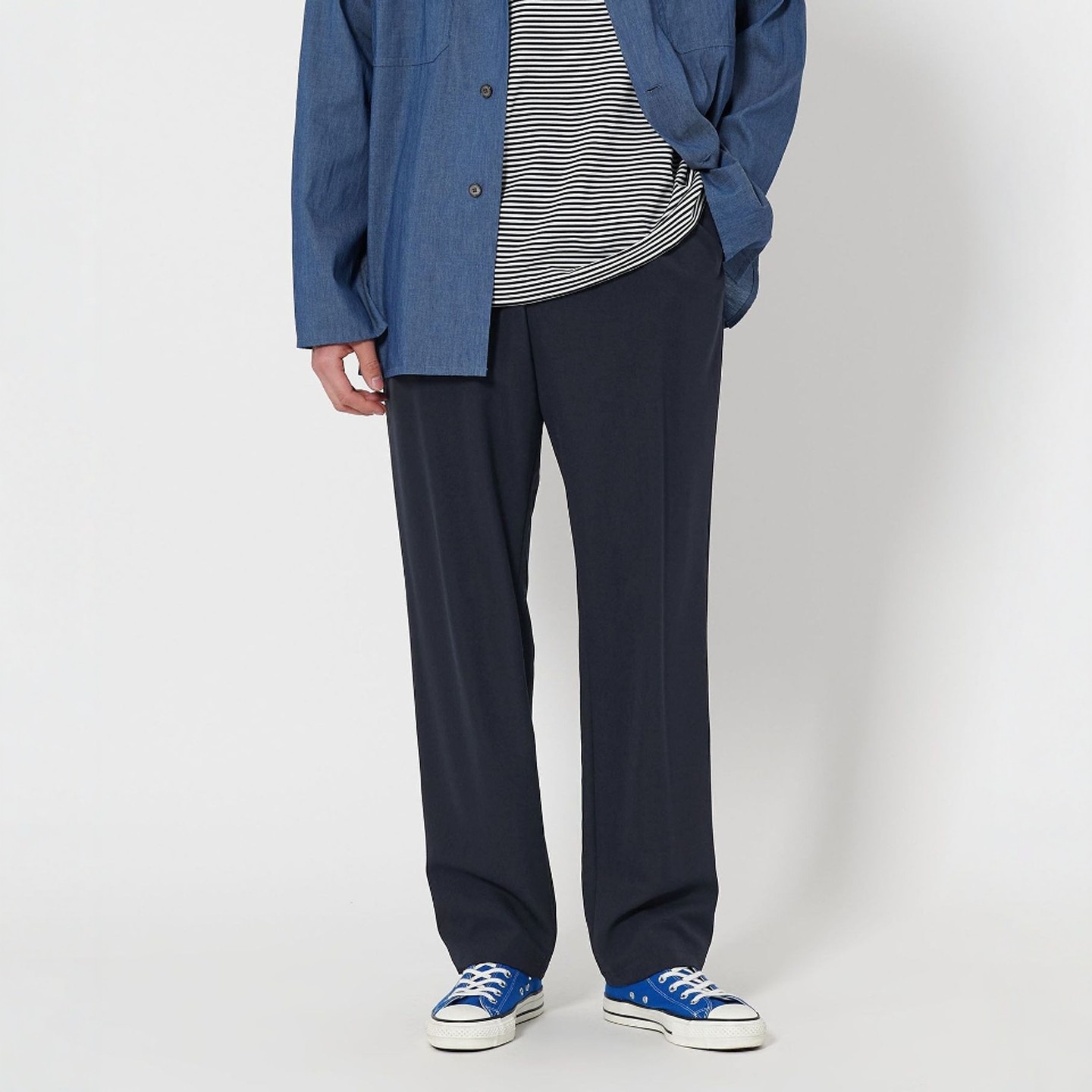 日本代购 UNITED ARROWS 春夏聚拢锥形休闲裤 男款 8996