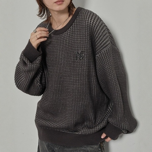 日本代购 Alfred Alex 刺绣套头针织衫 AAkn1086