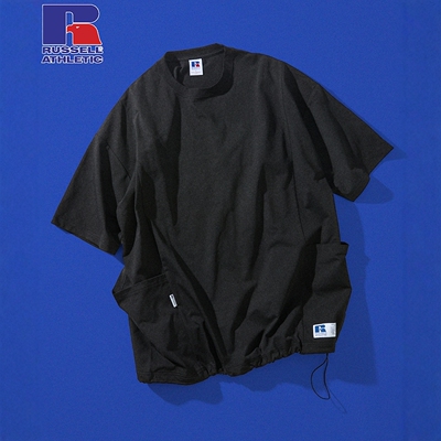26春夏 RUSSELL ATHLETIC x FREAK'S STORE 侧口袋抽绳T恤 0002