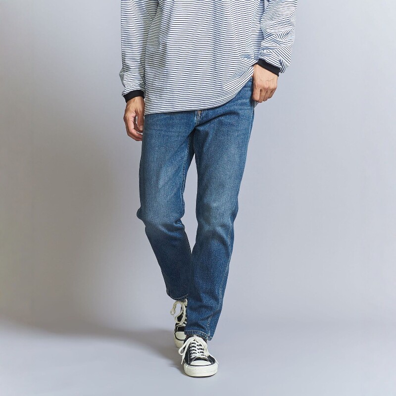 【7折】日本代购 BEAUTY&YOUTH 5口袋修身牛仔裤 9306