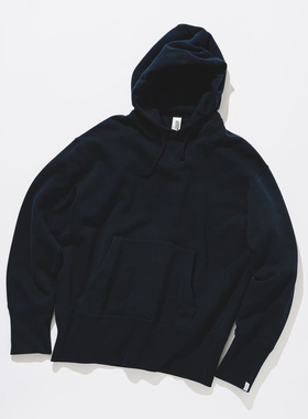 日产 定番 BEAMS PLUS x LOOPWHEELER 纯棉袋鼠兜连帽卫衣 0074