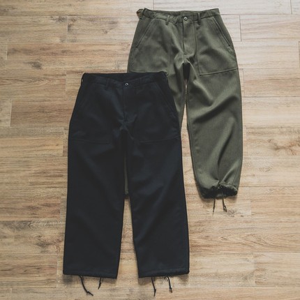 【VIP限时7折】BEAMS PLUS 纯羊毛宽版军事工装裤 男款 0379