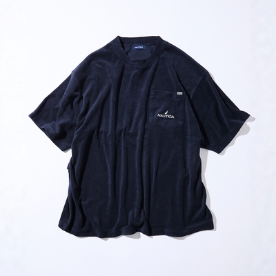 【4折】NAUTICA 刺绣毛巾料宽松T恤 男款 25SS 0192