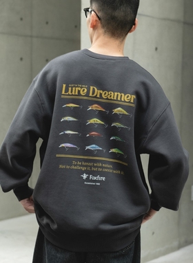 东京胖黄瓜日本代购 DOORS 印花套头卫衣 DRA7-11H714