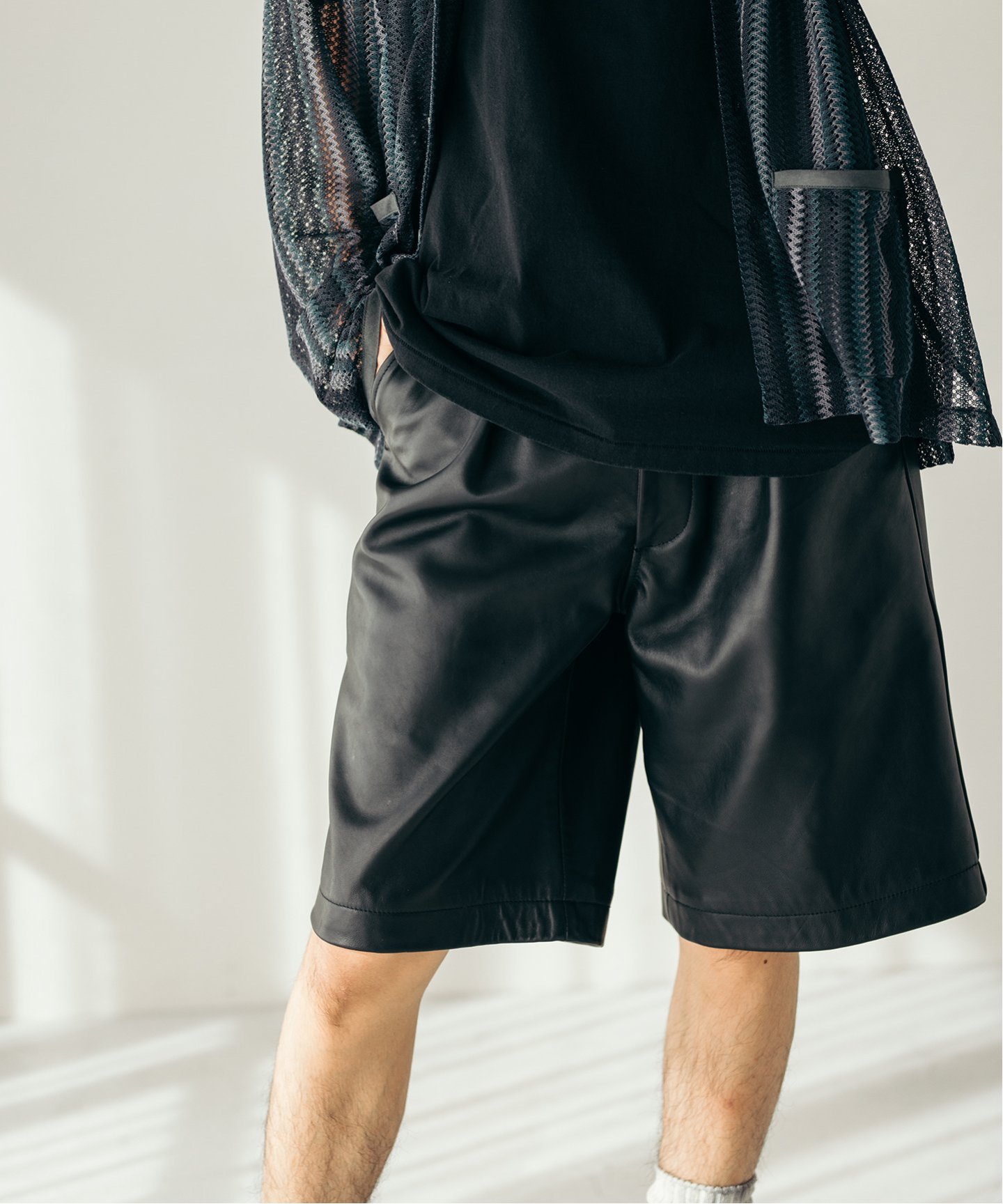 JOURNAL STANDARD/羔羊皮皮裤男款 24SS 8000