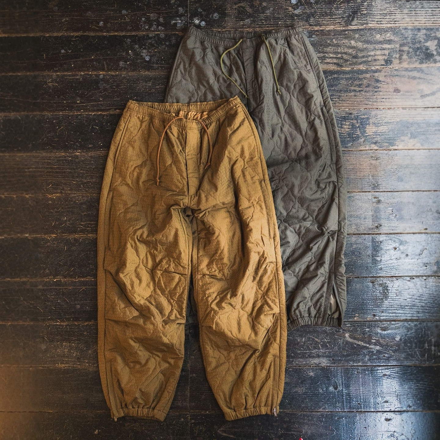 【VIP限时7折】BEAMS PLUS / PRIMALOFT 六边形绗缝休闲裤 0383