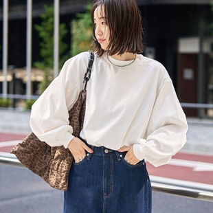 coen 日本代购 女款 USA美国棉长袖 0009 T恤 VIP限时6折