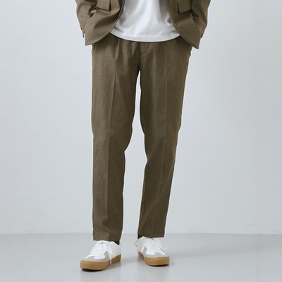 东京胖黄瓜日本代购 THE SHOP TK 锥形修身休闲裤 616-75107