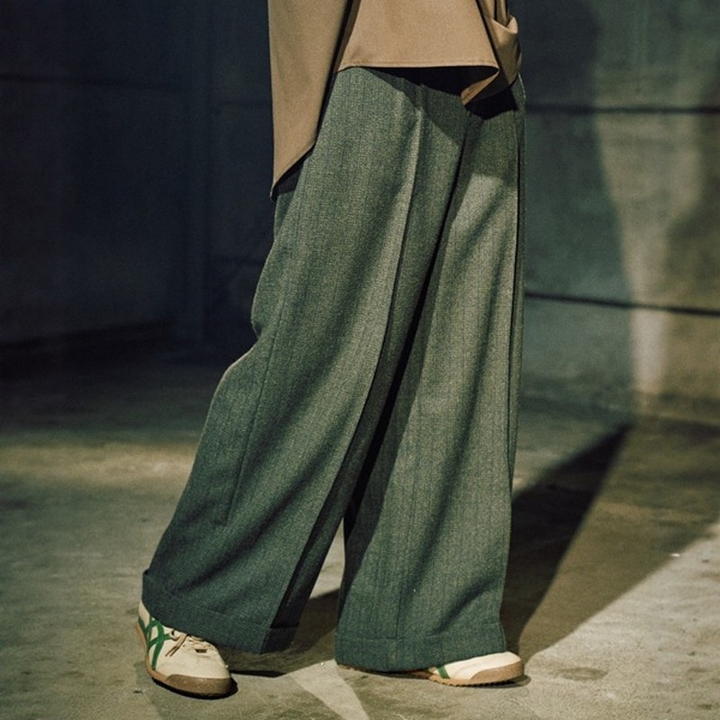 日本代购 Casper John 提花宽松休闲裤 97424506