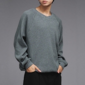 Adoon plain 保暖V领长袖 东京胖黄瓜日本代购 T恤 574872