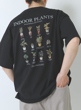 东京胖黄瓜日本代购 ITEMS 印花短袖T恤 IT26230-1011032