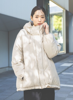 【VIP限时6折】GLOBAL WORK 女款 连帽羽绒服 495695