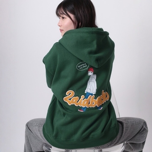 刺绣连帽卫衣 东京胖黄瓜日本代购 Girl Cap 98271128 Red