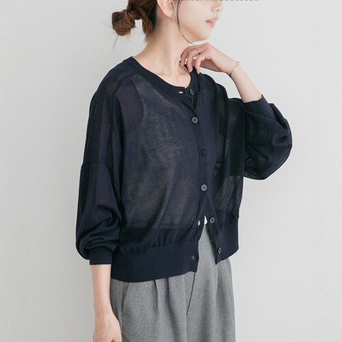 东京胖黄瓜日本代购  ITEMS URBANRESEARCH 空气感开衫 2023007