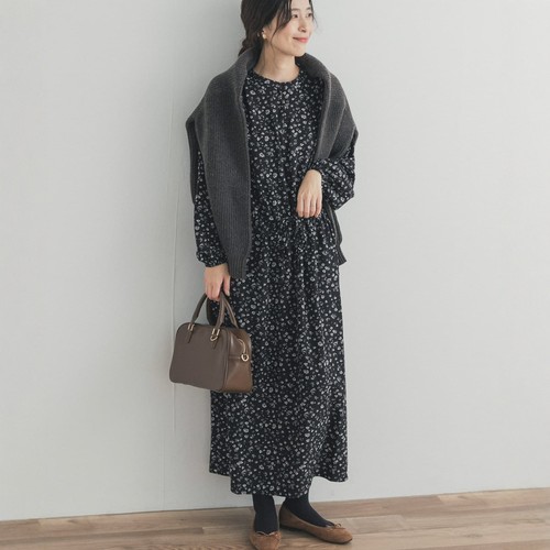 【VIP限时6折】东京胖黄瓜 DOORS 小碎花抽绳连衣裙 DRA7-26A104