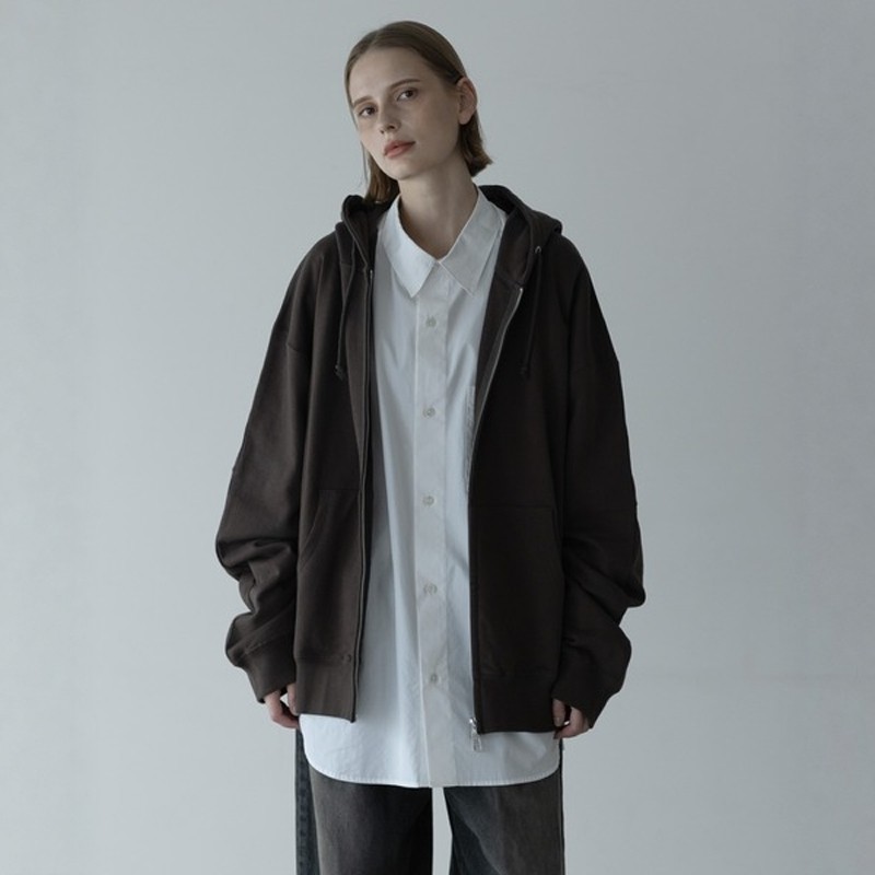 remer loose basic oversize zip parker 基本款卫衣 RR00000078