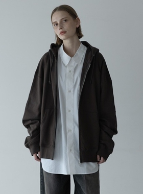 remer loose basic oversize zip parker 基本款卫衣 RR00000078